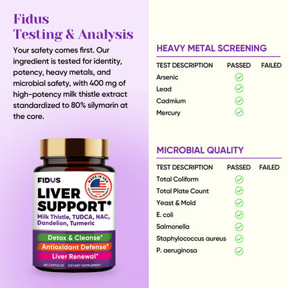Liver Cleanse Detox & Repair, Milk Thistle(80% Silymarin) with NAC,Turmeric